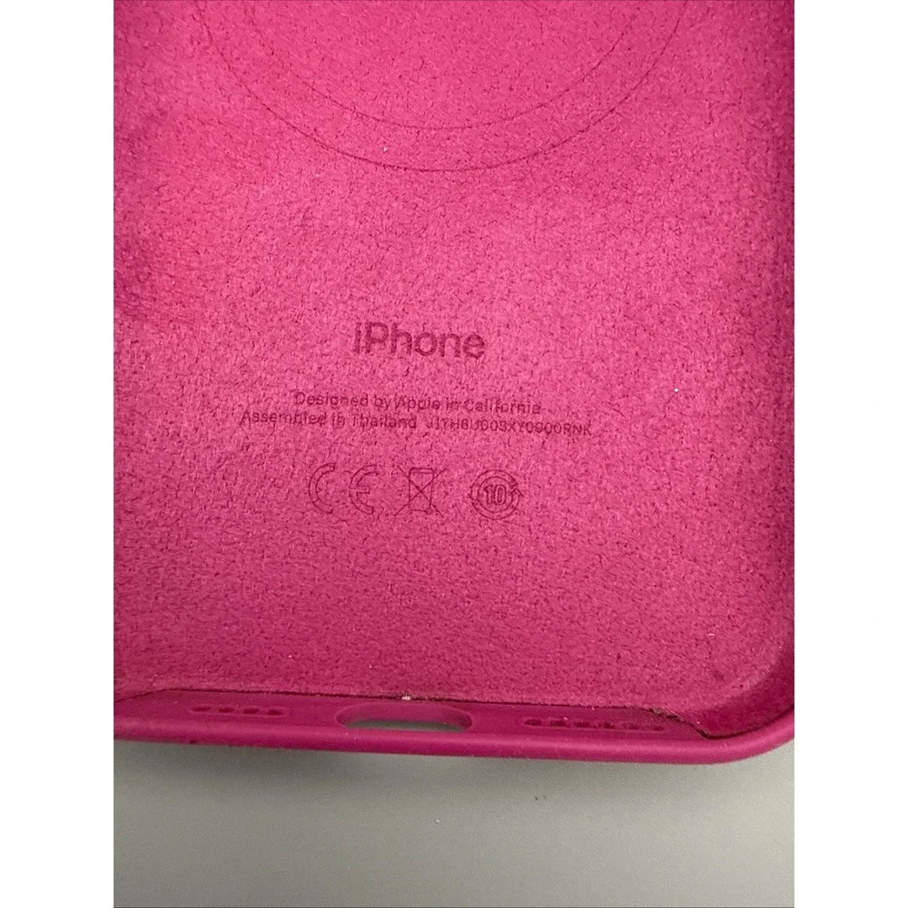 Apple Silicone Case MagSafe iPhone 16 Pro Max Authentic- Fuchsia Color & Box